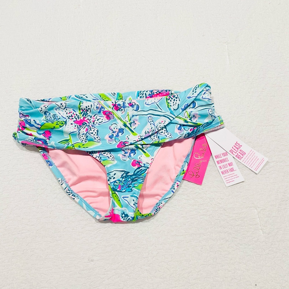 Lilly Pulitzer Lagoon Sarong Hipster Bottom